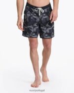 abstrato preto calção de cruzeiro homens Vuori 68NJ8J772 roupas - Image 2