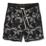 abstrato preto calção de cruzeiro homens Vuori 68NJ8J772 roupas