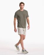 areia da praia otimista curto homens Vuori 68NJ8J701 roupas - Image 6