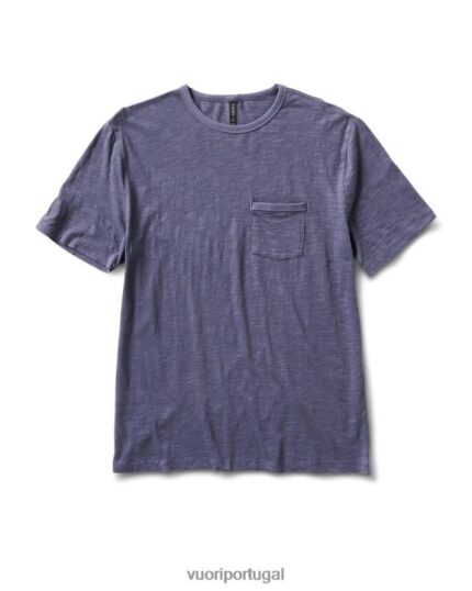azul a camiseta de ascensão homens Vuori 68NJ8J509 roupas