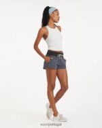 azul brisa marinha curta mulheres Vuori 68NJ8J197 roupas - Image 6
