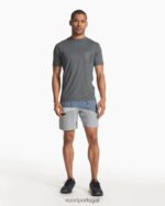 azul claro/aço/vapor short kore colorblock homens Vuori 68NJ8J725 roupas - Image 6