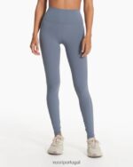 azul claro legging Studio Pocket longa mulheres Vuori 68NJ8J255 roupas