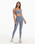 azul claro legging Studio Pocket longa mulheres Vuori 68NJ8J255 roupas - Image 4