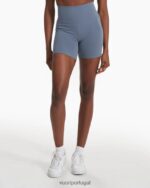 azul claro short de bolso de estúdio mulheres Vuori 68NJ8J210 roupas - Image 2