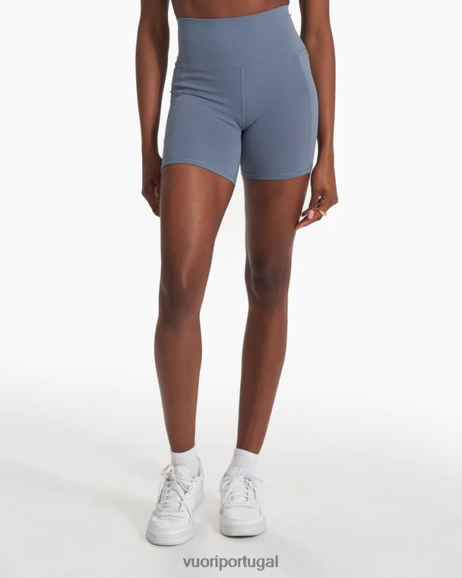 azul claro short de bolso de estúdio mulheres Vuori 68NJ8J210 roupas - Image 2