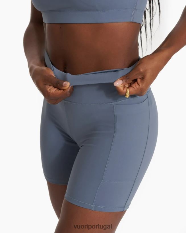 azul claro short de bolso de estúdio mulheres Vuori 68NJ8J210 roupas - Image 6