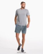 azul claro zona curta homens Vuori 68NJ8J726 roupas - Image 6