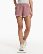 bloco de cores marsala Cardiff curto mulheres Vuori 68NJ8J202 roupas - Image 2
