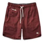 bloco de textura castanho-avermelhado bancos curtos homens Vuori 68NJ8J743 roupas