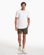 branco a camiseta de ascensão homens Vuori 68NJ8J484 roupas - Image 6