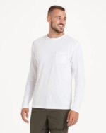 branco camiseta de manga longa homens Vuori 68NJ8J574 roupas - Image 3