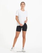 branco camiseta de penas mulheres Vuori 68NJ8J96 roupas - Image 5