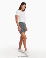 branco camiseta moderna da costa mulheres Vuori 68NJ8J92 roupas - Image 6