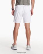 branco core curto homens Vuori 68NJ8J643 roupas - Image 4
