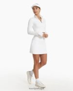 branco saia longa de vôlei mulheres Vuori 68NJ8J188 roupas - Image 4