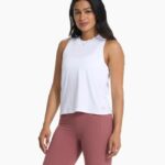 branco topo de energia mulheres Vuori 68NJ8J46 roupas