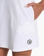 branco vestido de vôlei mulheres Vuori 68NJ8J352 roupas - Image 3