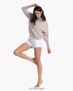 branco vôlei baixinho mulheres Vuori 68NJ8J208 roupas - Image 6