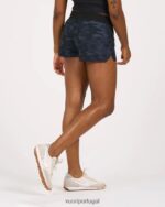 camuflagem aquarela preta clementina curta mulheres Vuori 68NJ8J223 roupas - Image 3