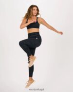 camuflagem preta legging diária mulheres Vuori 68NJ8J242 roupas - Image 2