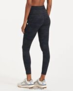 camuflagem preta legging diária mulheres Vuori 68NJ8J242 roupas - Image 4