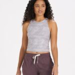 camuflagem urze pálida tanque plyo de elevação mulheres Vuori 68NJ8J65 roupas