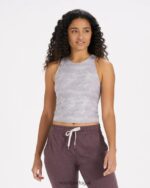 camuflagem urze pálida tanque plyo de elevação mulheres Vuori 68NJ8J65 roupas