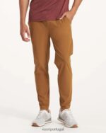 caramelo calça frota homens Vuori 68NJ8J893 roupas - Image 2