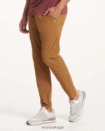 caramelo calça frota homens Vuori 68NJ8J893 roupas - Image 3