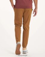 caramelo calça frota homens Vuori 68NJ8J893 roupas - Image 5