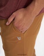caramelo calça frota homens Vuori 68NJ8J893 roupas - Image 7