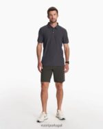 carvão ás pólo homens Vuori 68NJ8J523 roupas - Image 4