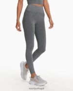 carvão lavado legging studio lavada mulheres Vuori 68NJ8J279 roupas