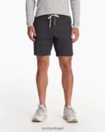 carvão ripstop curto homens Vuori 68NJ8J705 roupas - Image 2