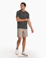 cascalho seixo curto homens Vuori 68NJ8J647 roupas - Image 4