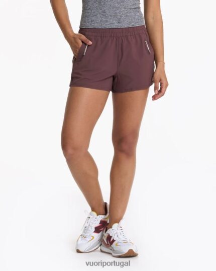 castanha traço curto mulheres Vuori 68NJ8J204 roupas