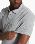 cinza claro ás pólo homens Vuori 68NJ8J520 roupas - Image 3