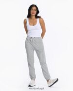 cinza claro claro calça lounge laguna 2.0 mulheres Vuori 68NJ8J337 roupas