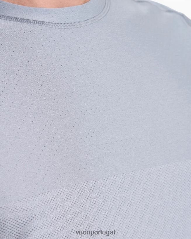 cinza claro claro camiseta técnica grandview homens Vuori 68NJ8J502 roupas - Image 6