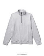 cinza claro claro coronado meio zíper homens Vuori 68NJ8J584 roupas