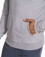 cinza claro claro moletom austin homens Vuori 68NJ8J583 roupas - Image 3