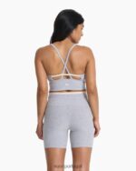 cinza claro claro sutiã de elevação de linha longa mulheres Vuori 68NJ8J23 roupas - Image 4