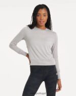 cinza claro claro tripulação de sonho mulheres Vuori 68NJ8J136 roupas