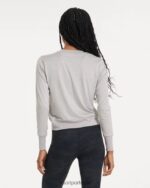 cinza claro claro tripulação de sonho mulheres Vuori 68NJ8J136 roupas - Image 3