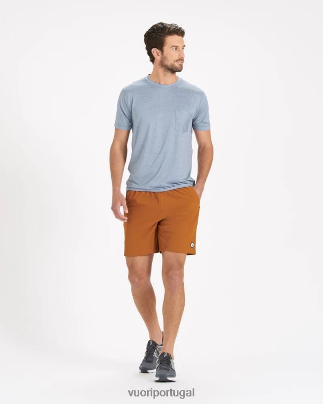 cúrcuma core curto homens Vuori 68NJ8J735 roupas - Image 5