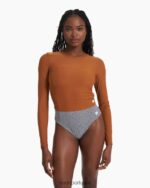 cúrcuma tripulação de dunas de manga comprida mulheres Vuori 68NJ8J149 roupas