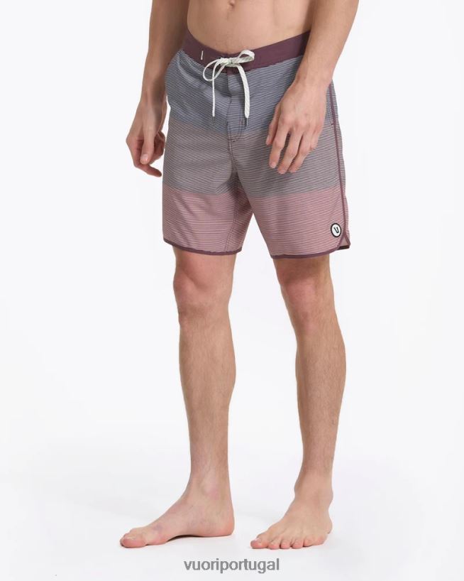 faixa de onda castanha calção de cruzeiro homens Vuori 68NJ8J795 roupas - Image 5