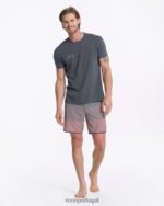 faixa de onda castanha calção de cruzeiro homens Vuori 68NJ8J795 roupas - Image 6