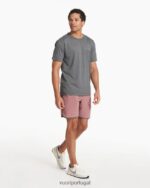 faixa marsala slub bancos curtos homens Vuori 68NJ8J742 roupas - Image 5